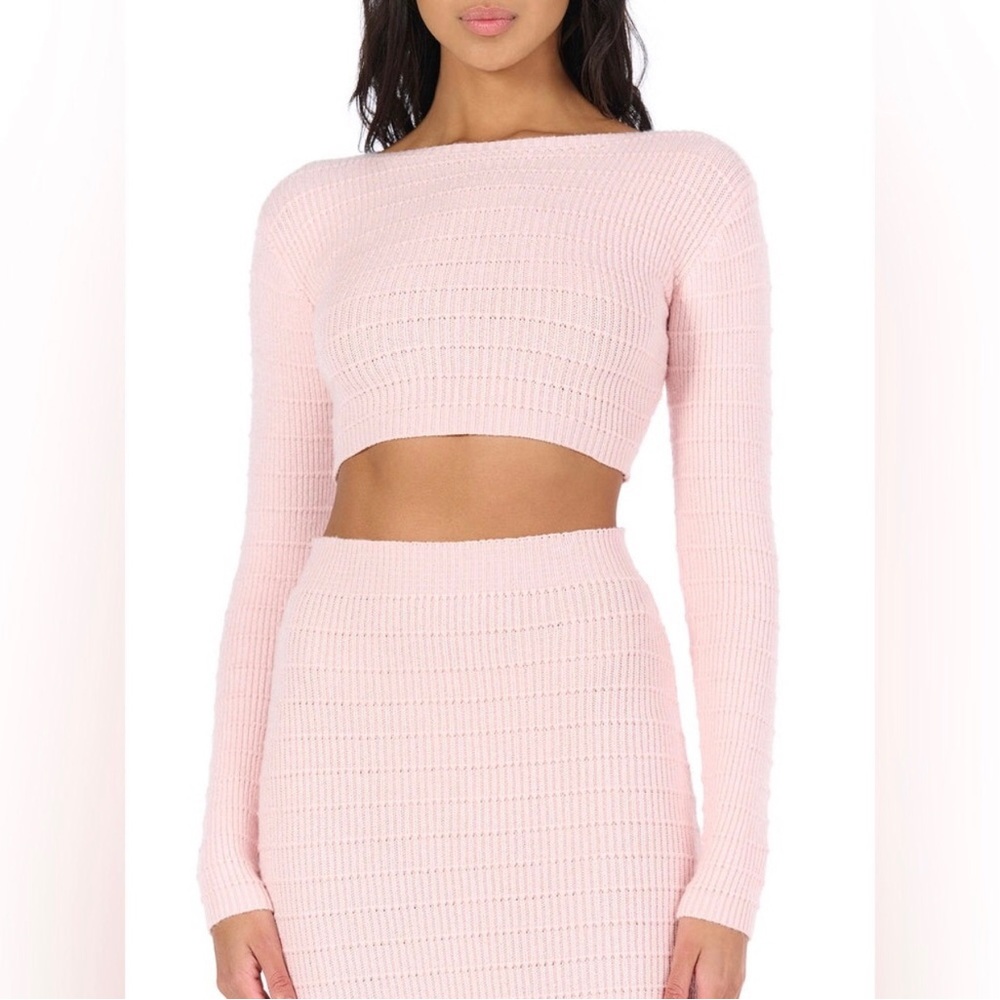 Naked Wardrobe The Knit Crop Top